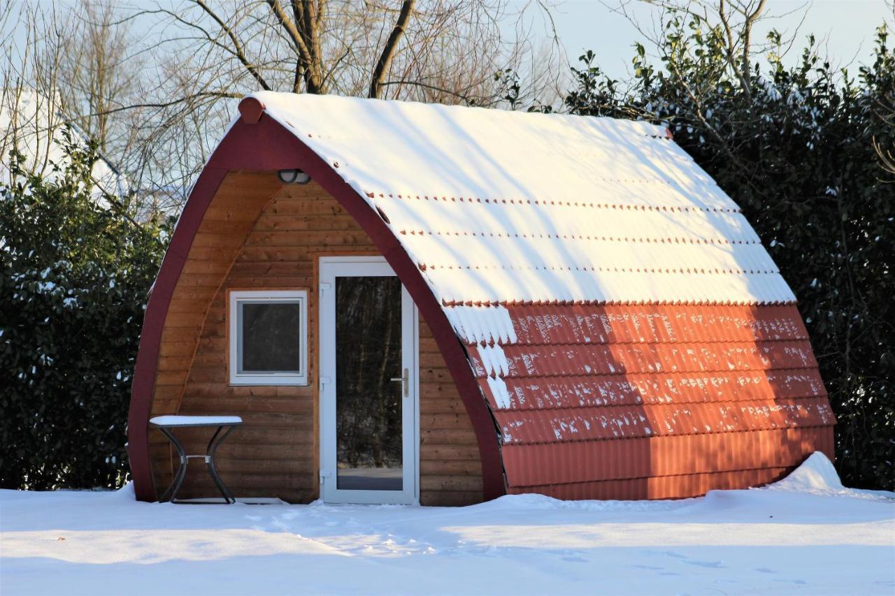 Luxe Eco Pod Op Camping De Stal Drijber Exterior foto